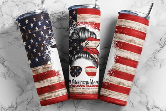 American Mom Stainless steel tumbler