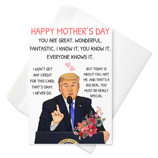 Humor Mothers Day Gifts for Mom from Daughter Son, Unique Mother’s Day Card for Wife from Husband